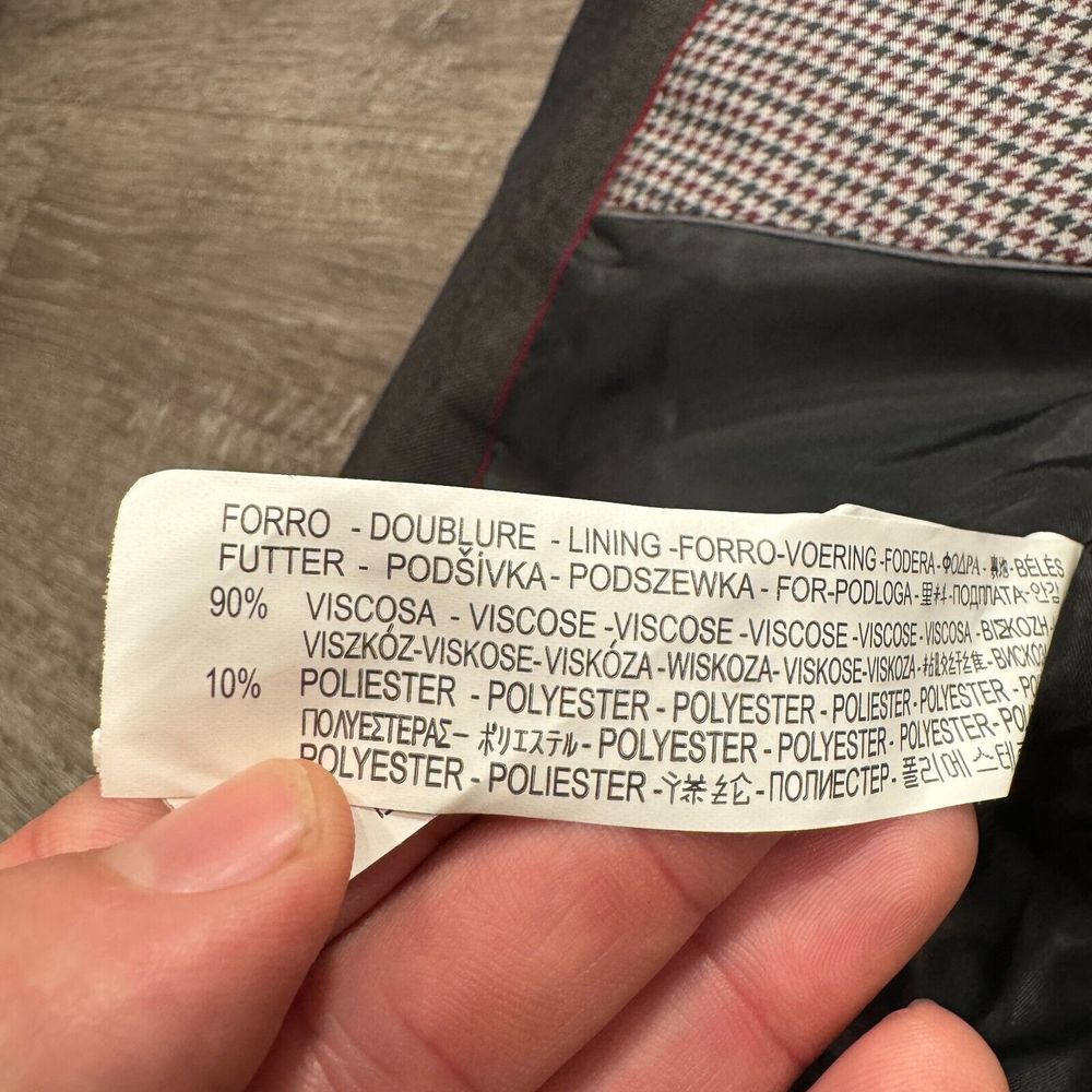 Zara Men's Dark Charcoal Single-Breasted Blazer - Picture 8 of 16